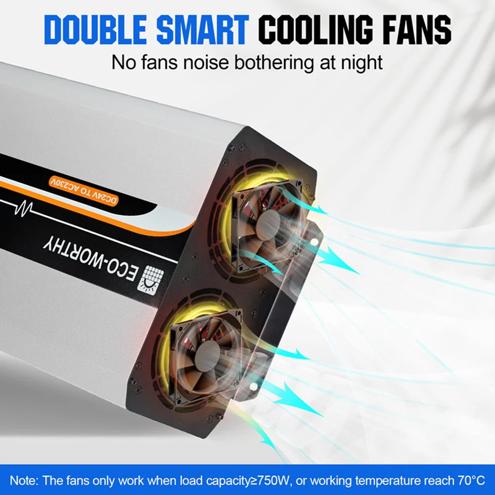 3000W Off Grid Pure Sine Wave Inverter 24V to 110V - Image 4