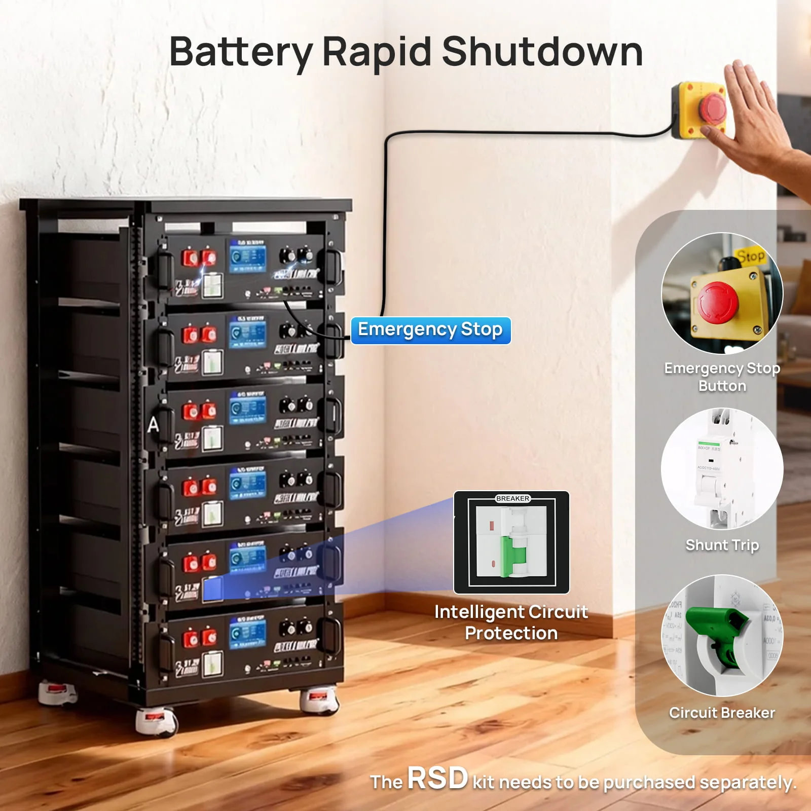 Eco-Worthy Cubix 100 Pro |  51.2V 100Ah Server Rack Battery | -4℉ Charge Available - Image 8